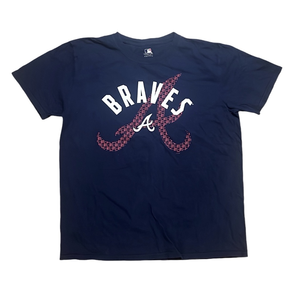 Atlanta Braves navy blue T-shirt